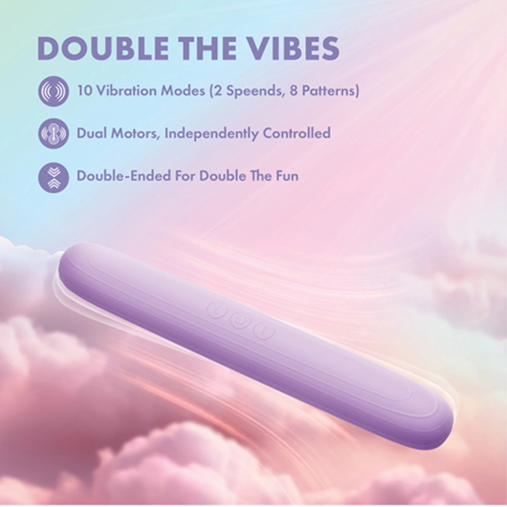 double ended vibrator clitoral nipple vibrator easy use