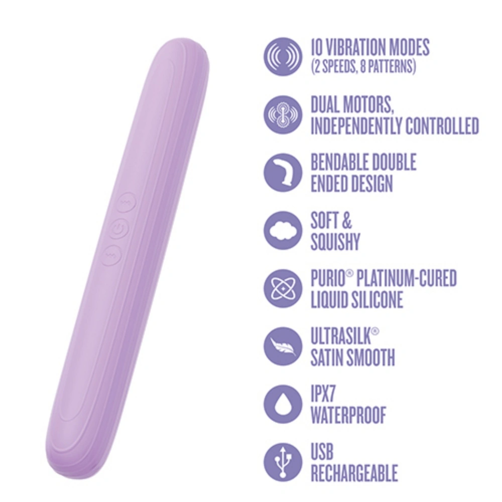 double ended vibrator clitoral nipple vibrator safe material