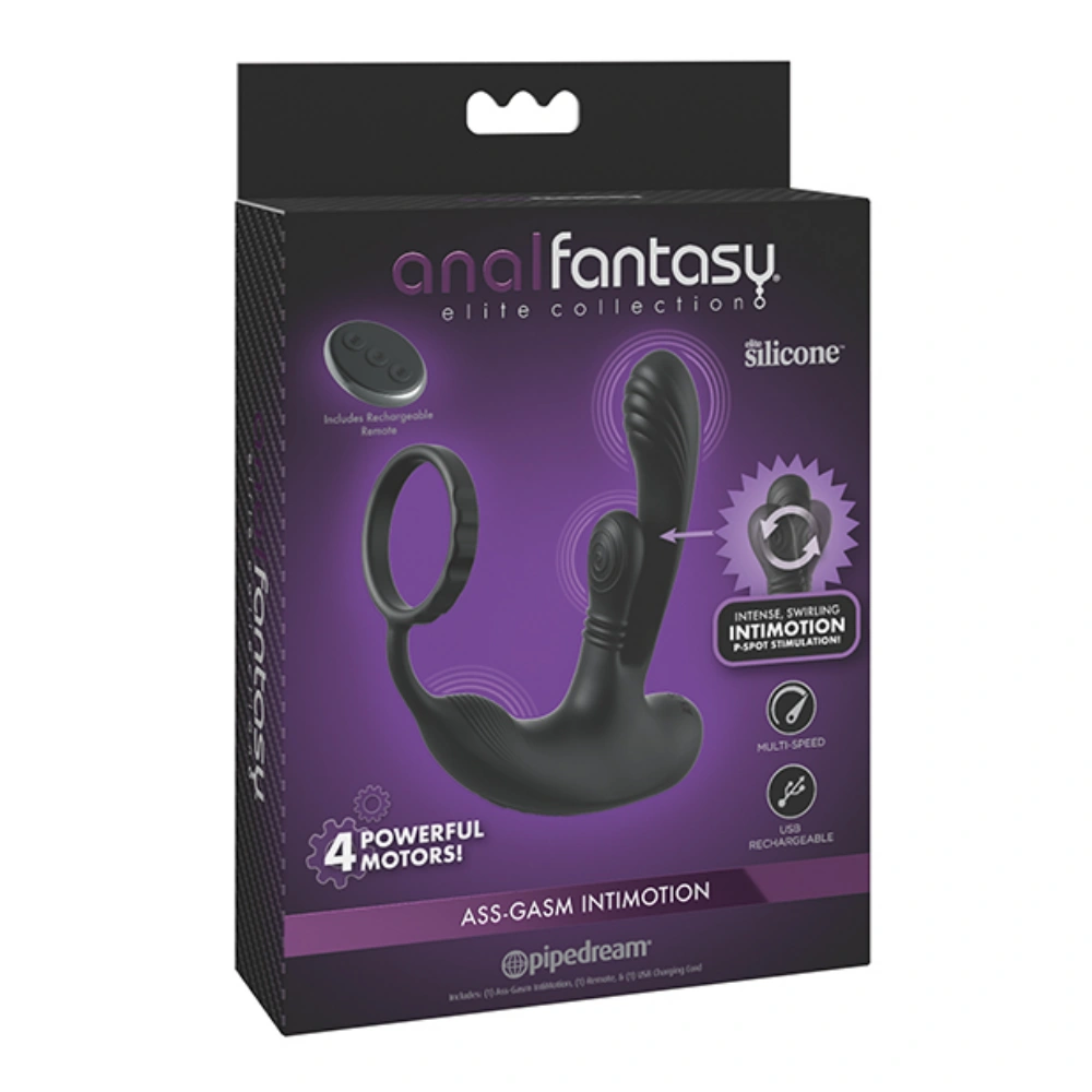 pipedream anal fantasy elite ass gasm intimotion cock ring prostate massager for male