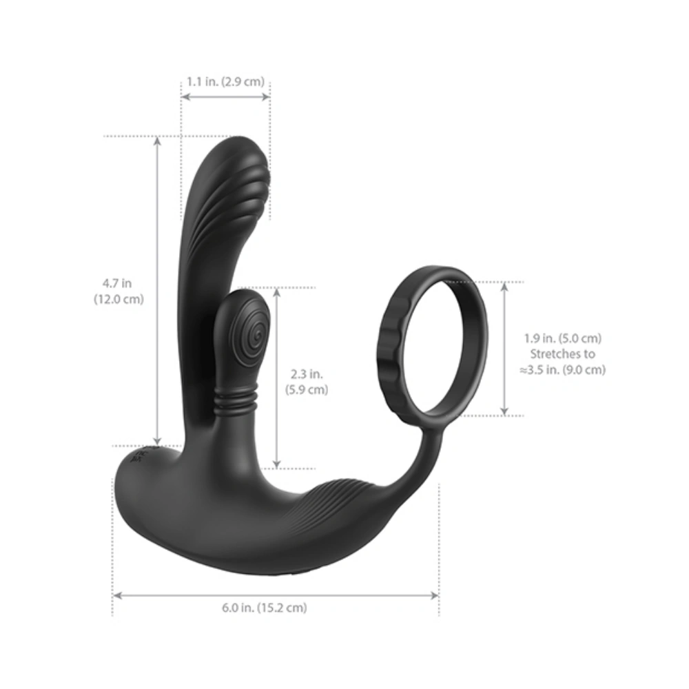 pipedream anal fantasy elite ass gasm intimotion cock ring prostate massager easy use