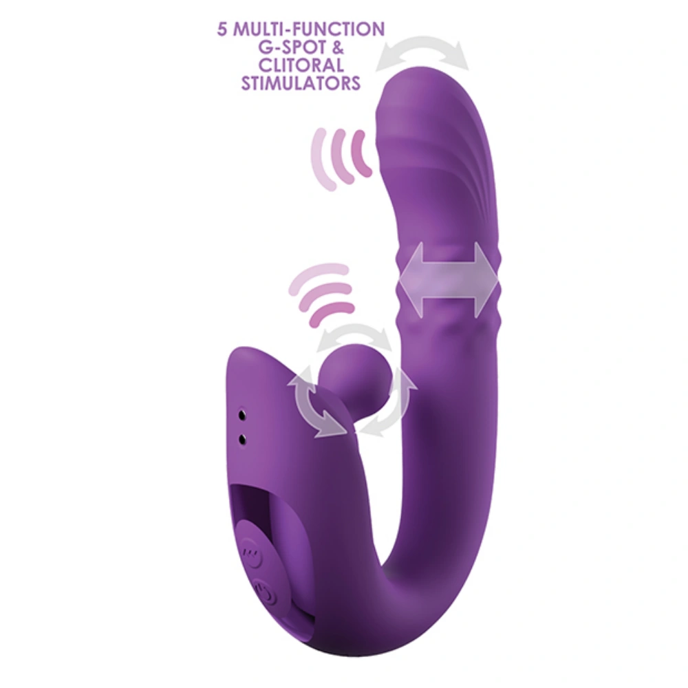Pipedream Fantasy For Her Harmoni Pro G-spot & Clitoris Vibrator Silicone Massager For Female