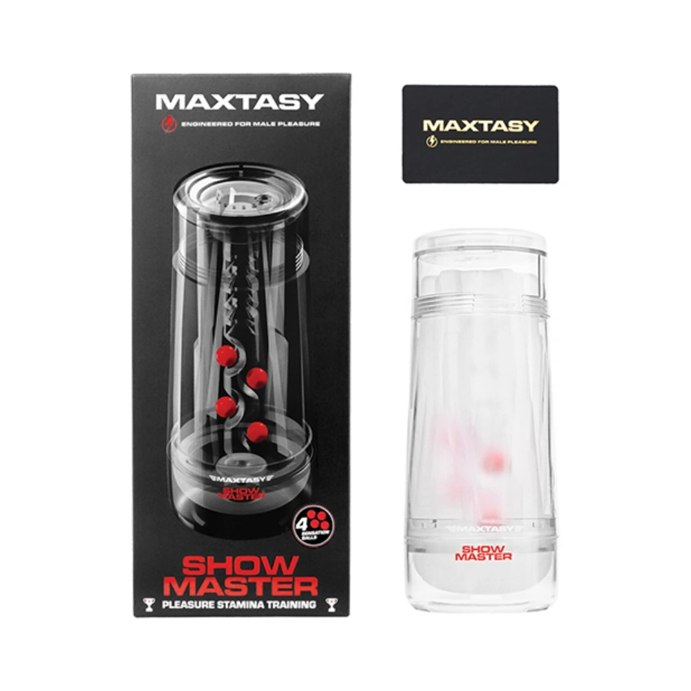 maxtasy show master beaded stimulation sleeve