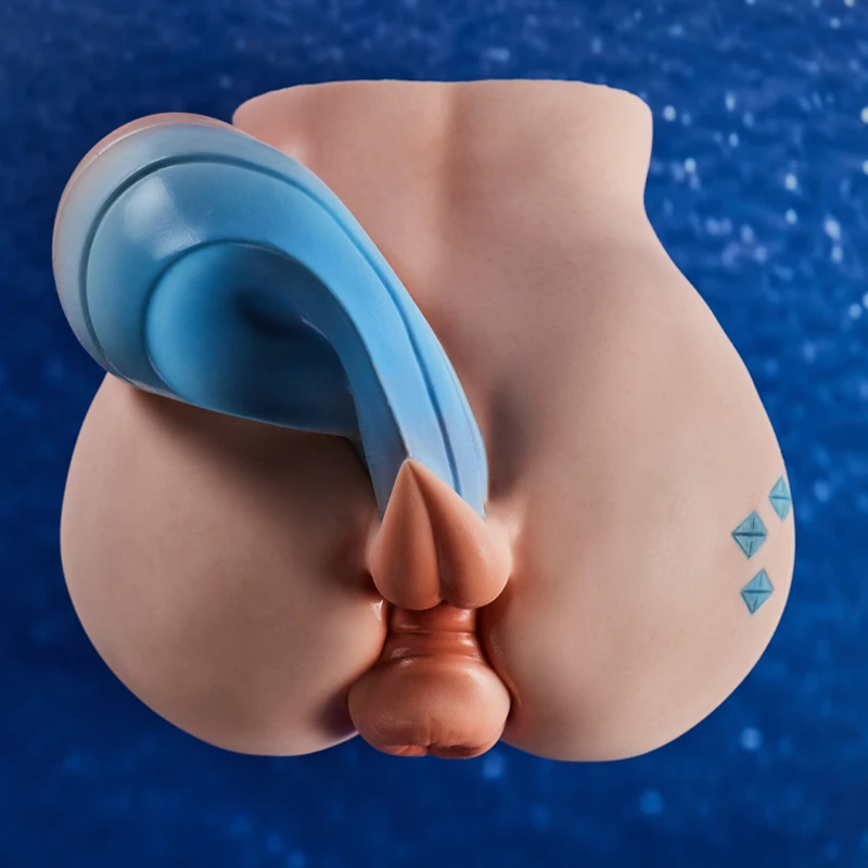 anime silicone butt torso fantasy ponytail doll climax