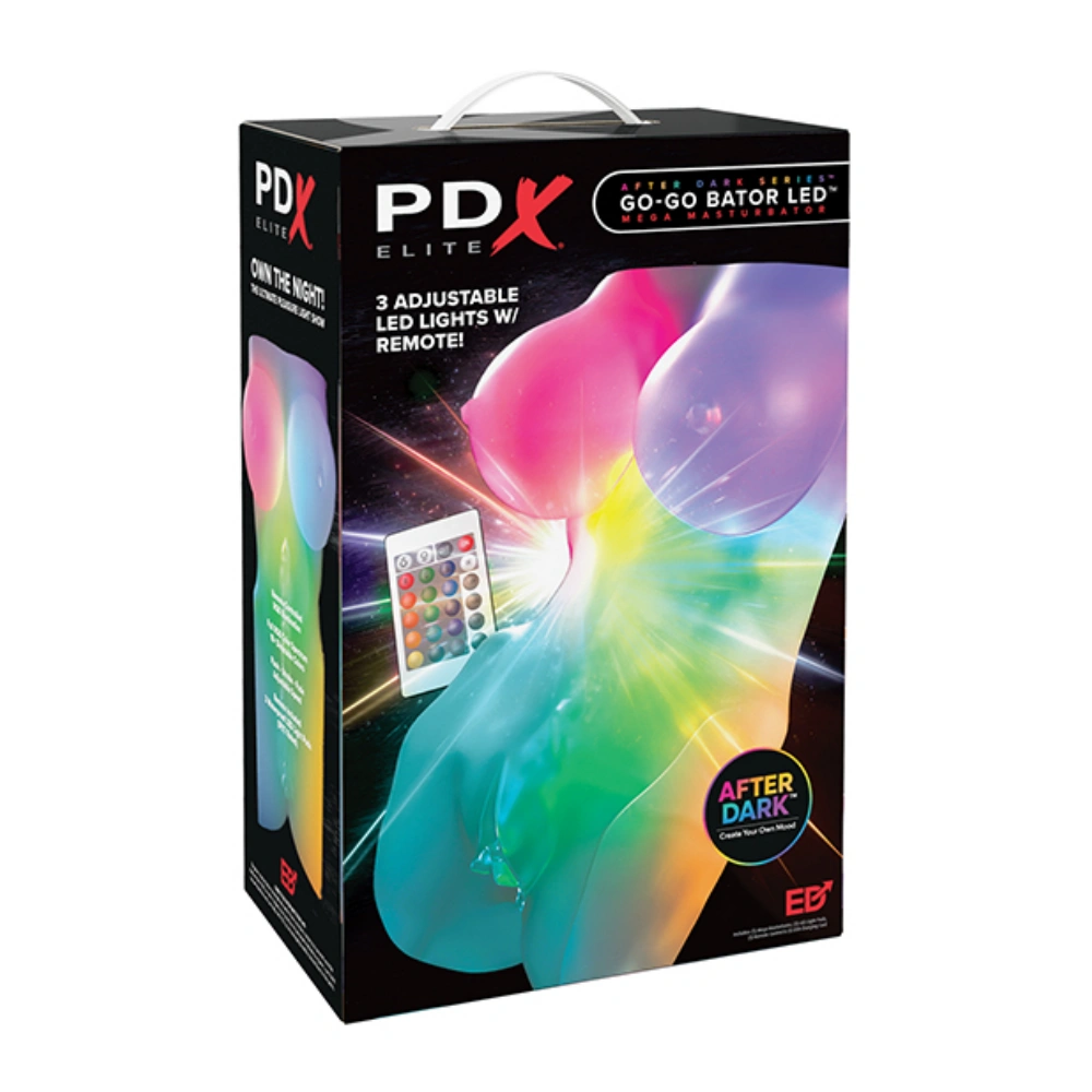 pdx elite go go bator led mega masturbator torso sex doll new type
