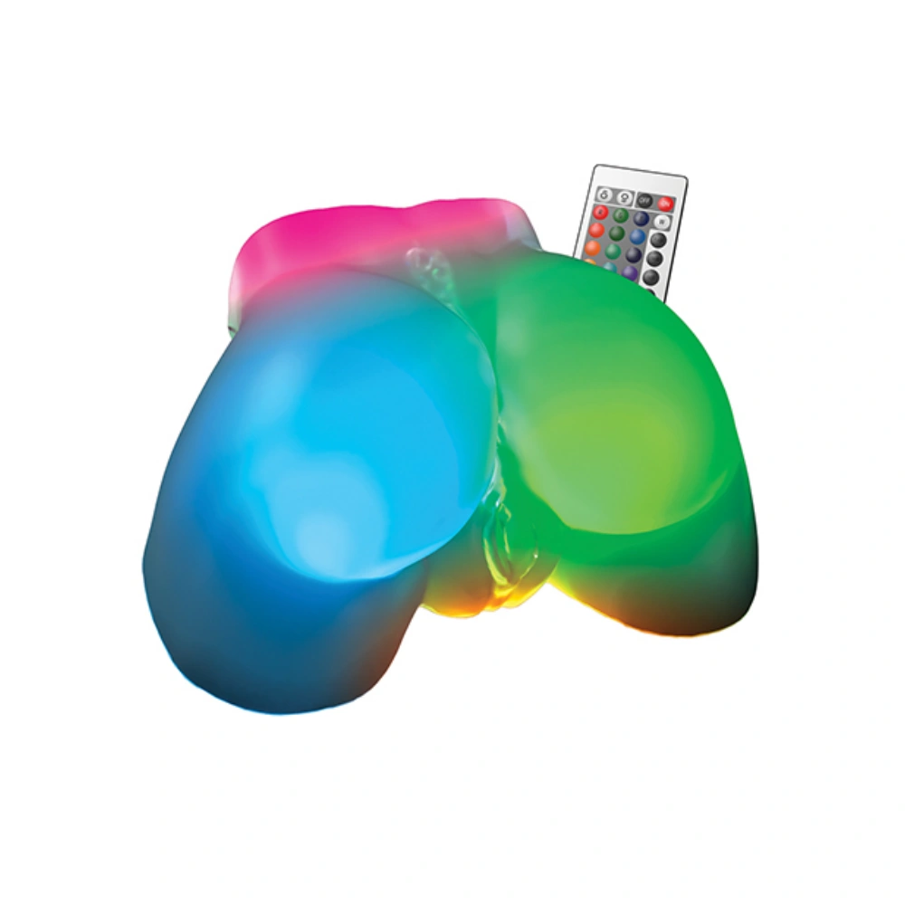 PDX Elite Go-Go Booty LED Mega Masturbator Male Masturbator Ass Stroker w/ Remote