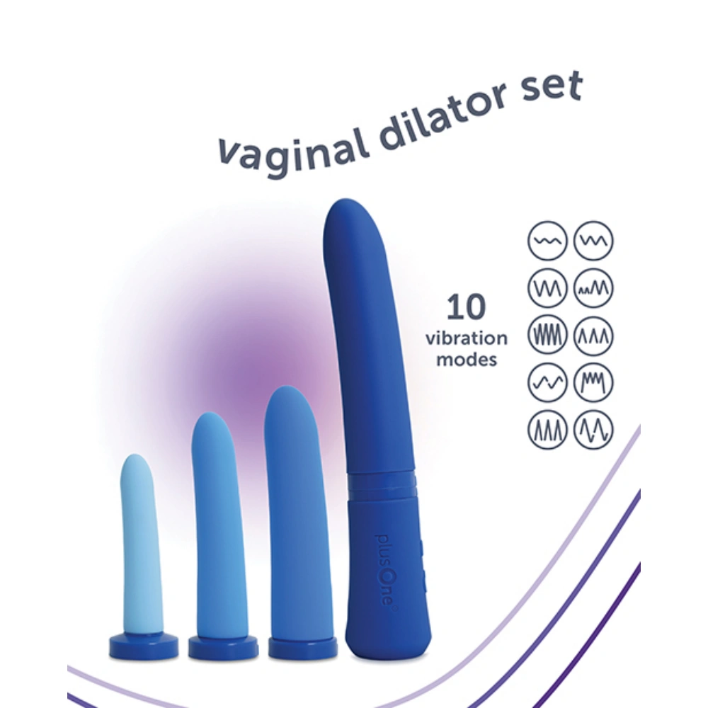 plusone vaginal dilator set 4 pcs silicone dildo safe material