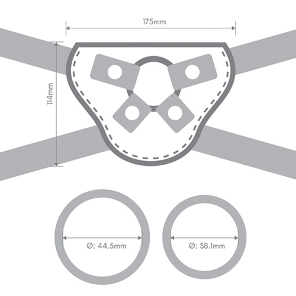 togehter pop silicone dildo harness set waterproof
