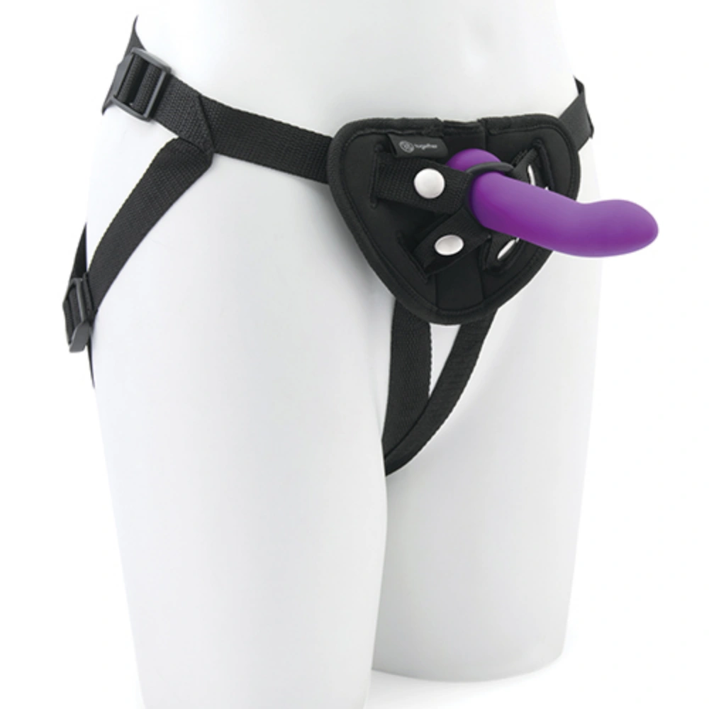 together 2 pcs silicone dildo harness set easy use