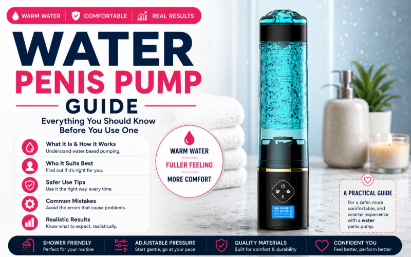 Water Penis Pump Guide: Comfort, Safety, and Realistic Use Tips