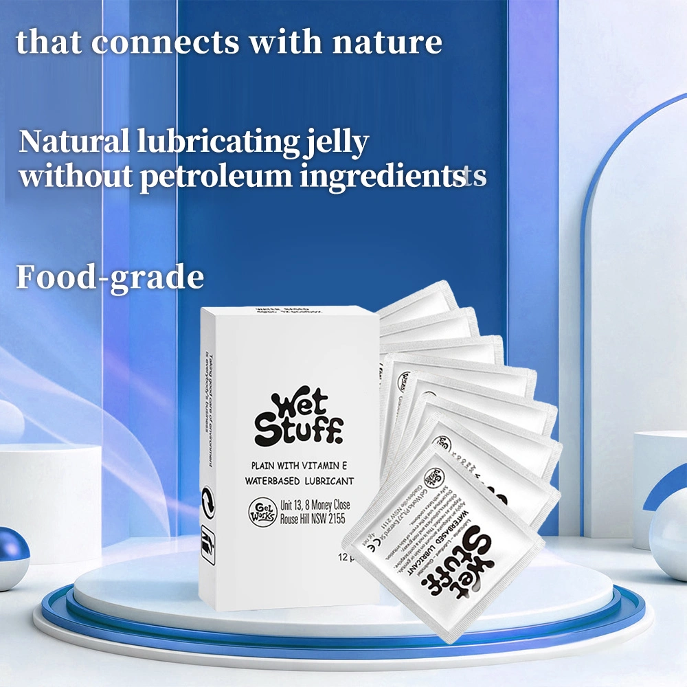 wet stuff water based lube travel sachets