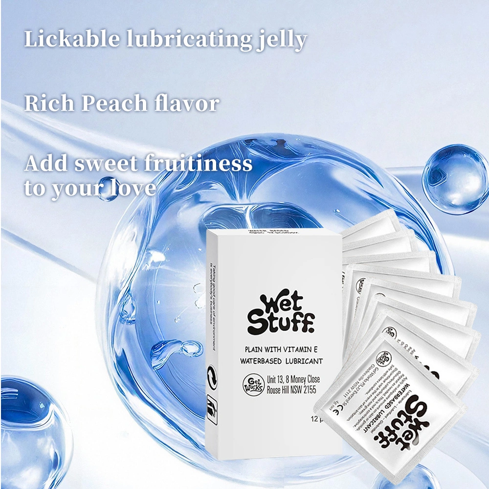 wet stuff water based lube travel sachets
