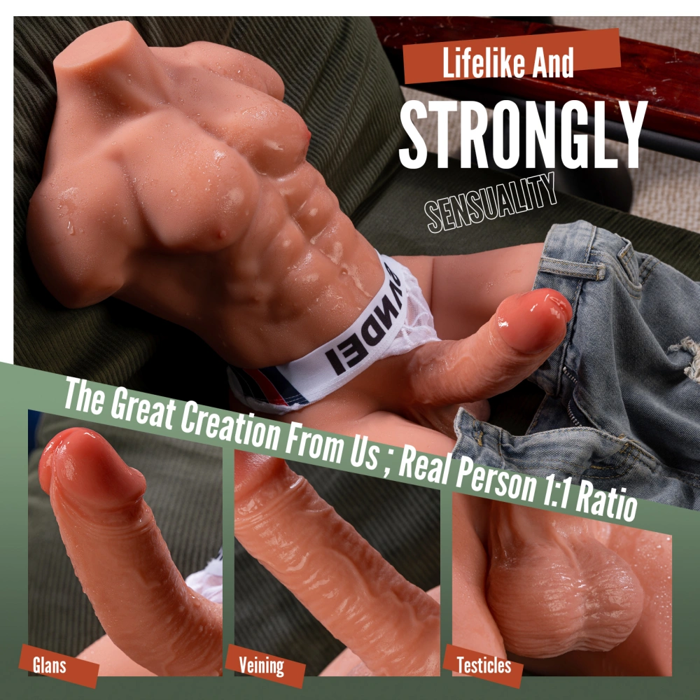 19lbs male sex doll realistic torso sex doll new type
