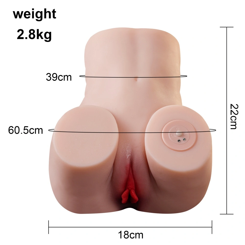 6lb heavy duty realistic pussy masturbator