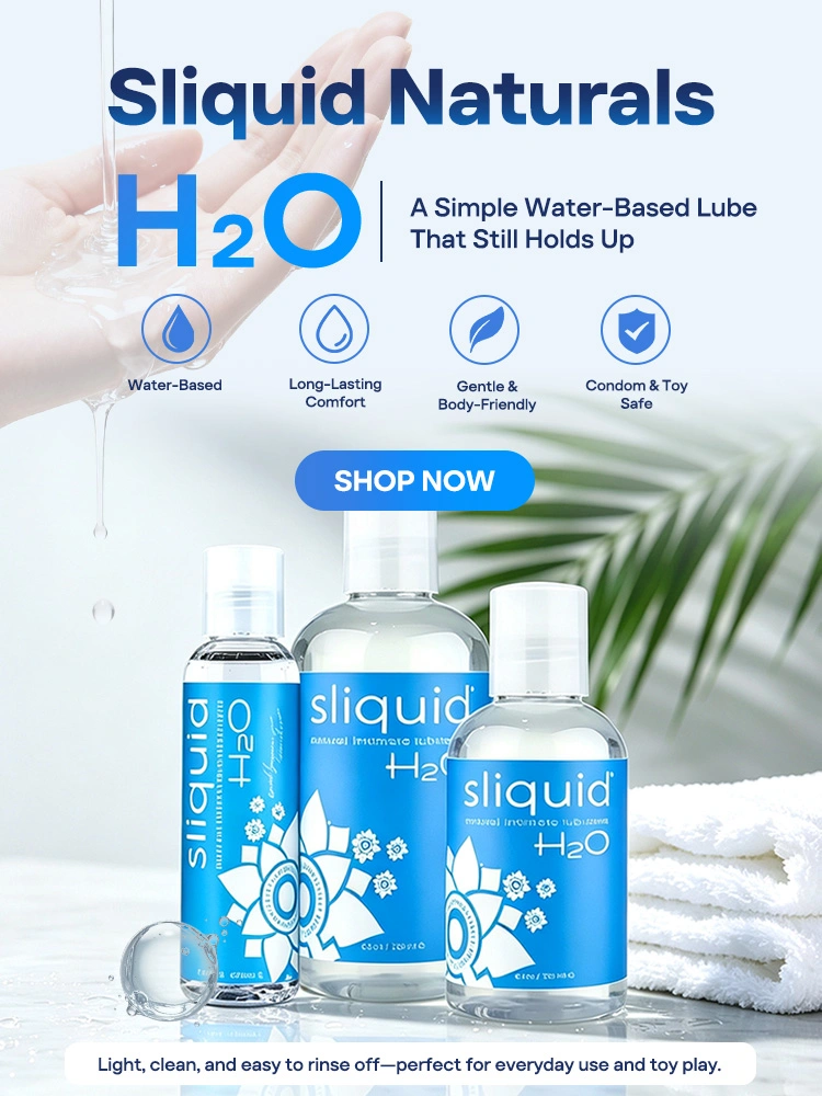 Sliquid Naturals H2O Original Water Based Lubricant