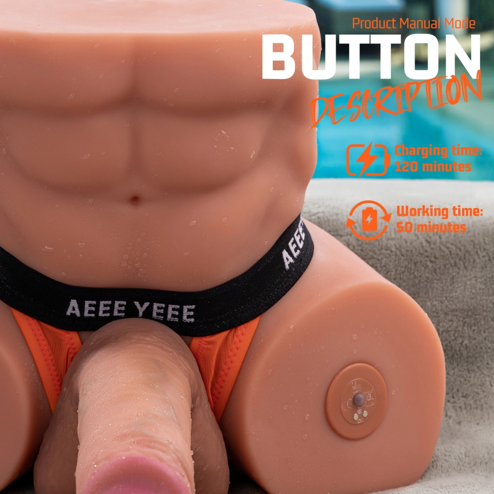 app controlled male torso sex doll realistic sex doll new experience