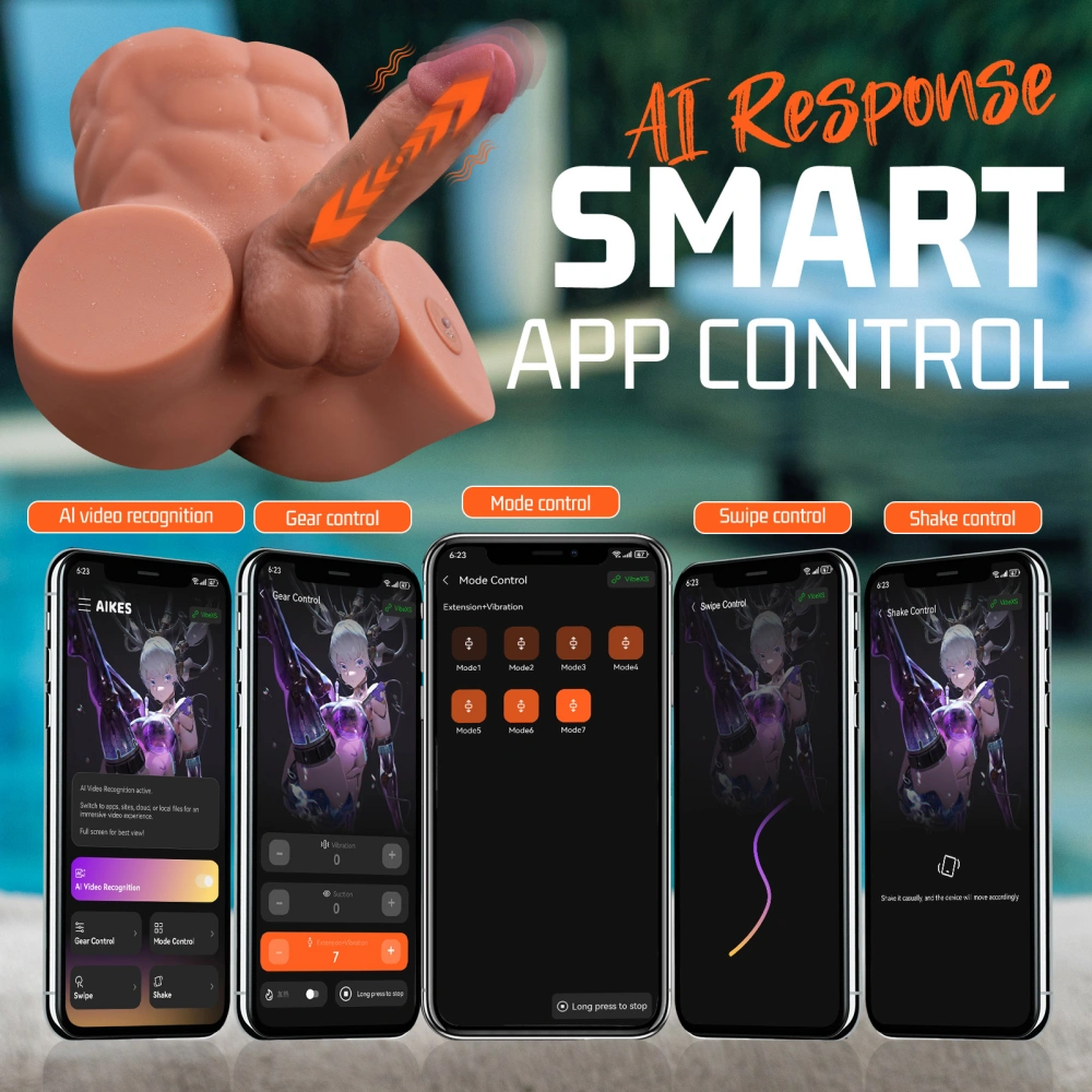 app controlled male torso sex doll realistic sex doll cheap