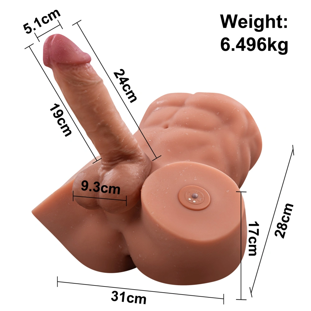 app controlled male torso sex doll realistic sex doll for female