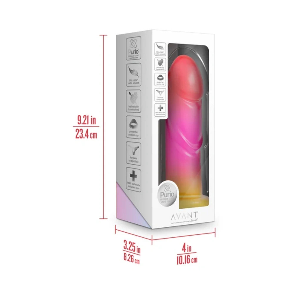 blush avant sunburst artisan dildo premium silicone