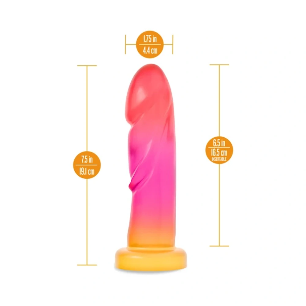 blush avant sunburst silicone flexible dildo