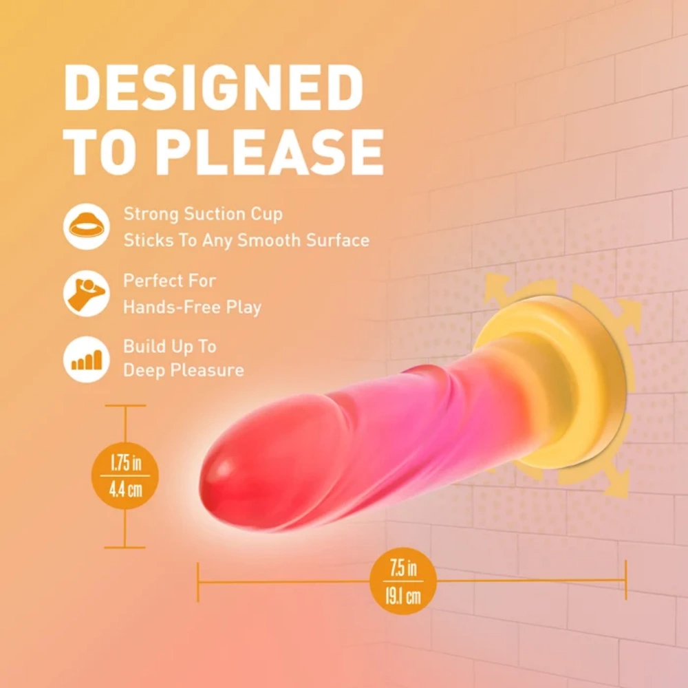 blush avant flexible curved dildo for g spot stimulation