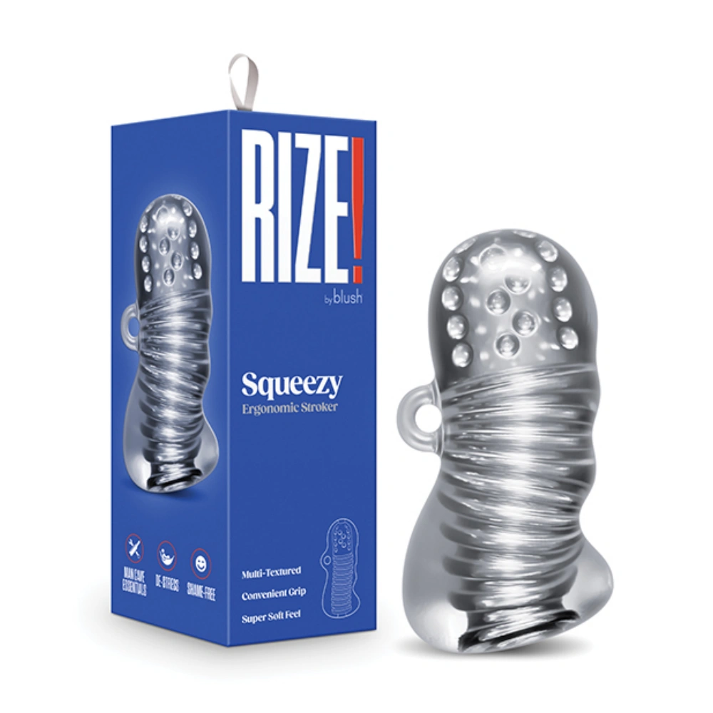 blush rize squeezy male masturbator fast shipping