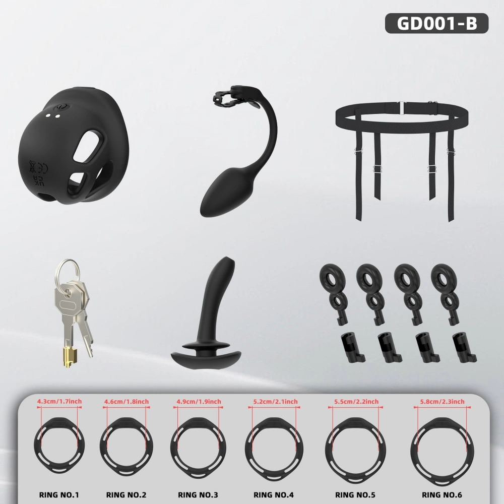 black / anal plug set