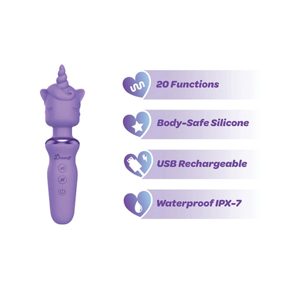 dreamii powerful unicorn wand vibrator best quality