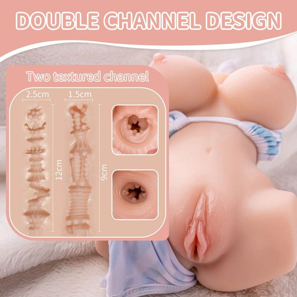 elu compact vibrating realistic torso sex doll safe material