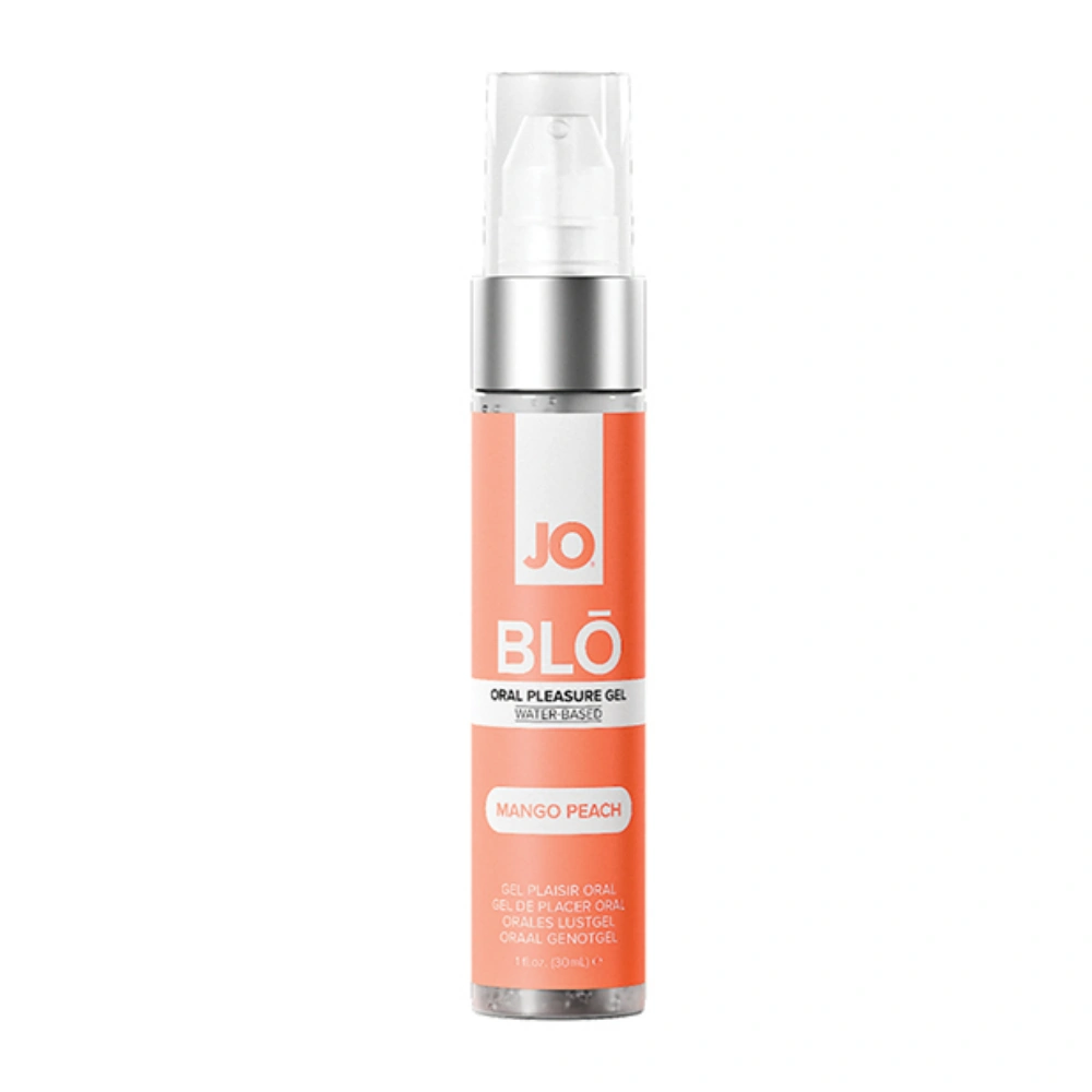jo blo pleasure gel mango peach natural lube for couples
