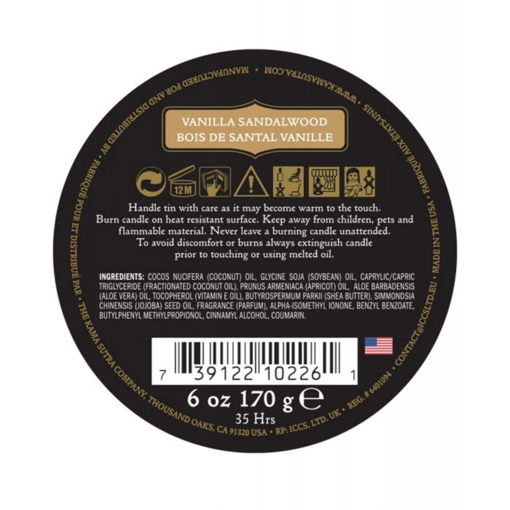 kama sutra ignite massage soy candle safe material