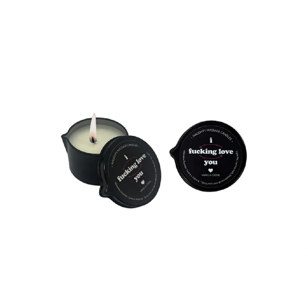 couples massage candle vanilla creme