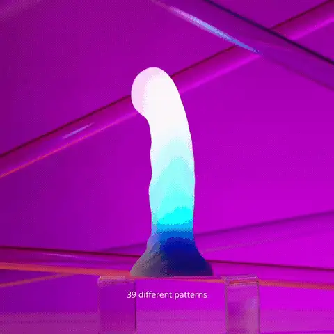 Love to Love Dildo LED Candy Loop 6 Inch 39 LED Gradient Modes Hands-Free Suction Toy