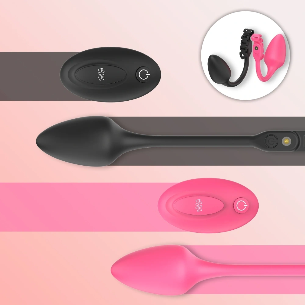 wireless remote control anal plug vibrator