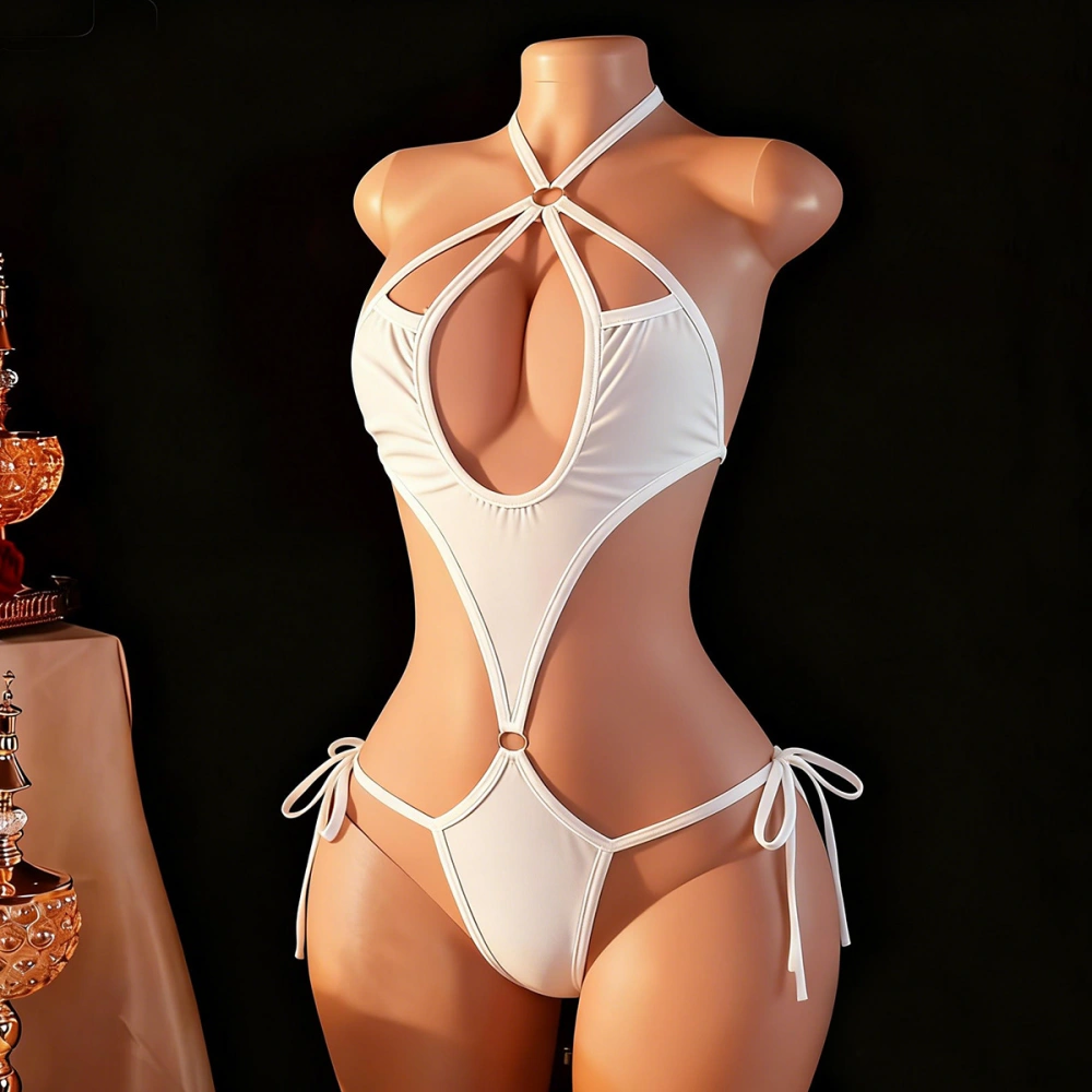 sexy valentines lingerie cutout strappy one piece for couples