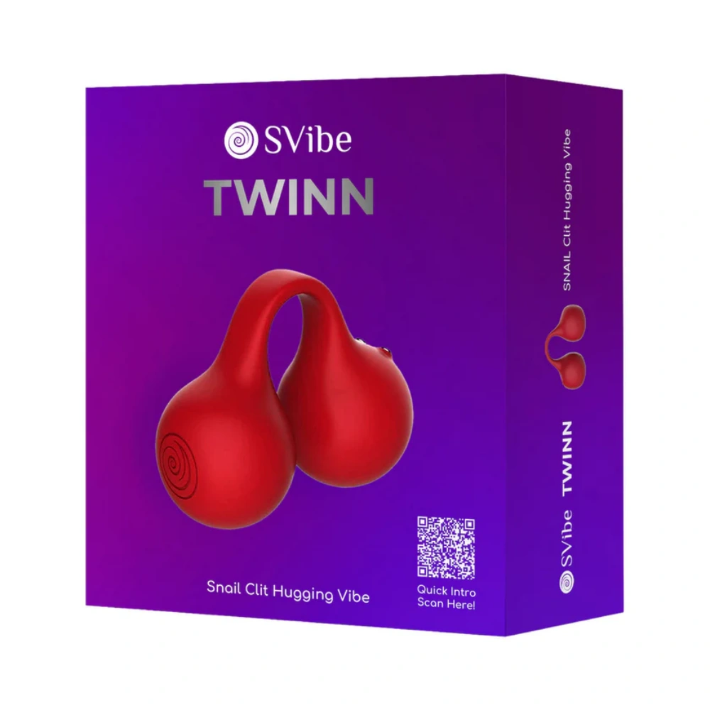 svibe snail twinn finger vibrator silicone easy use