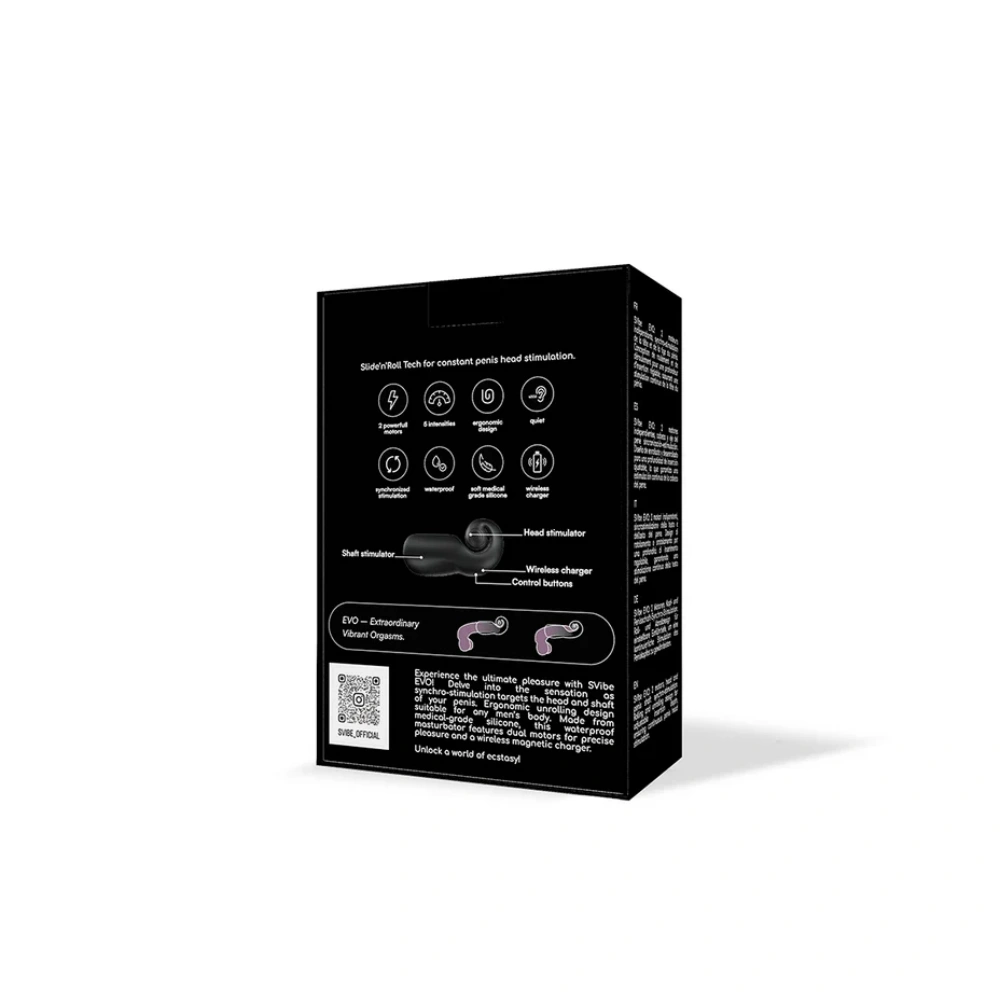 svibe evo rechargeable male masturbator new type