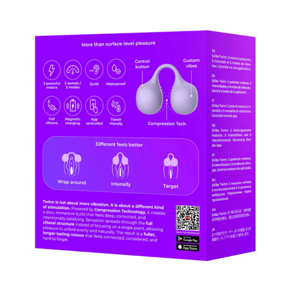 svibe snail twinn finger vibrator easy use