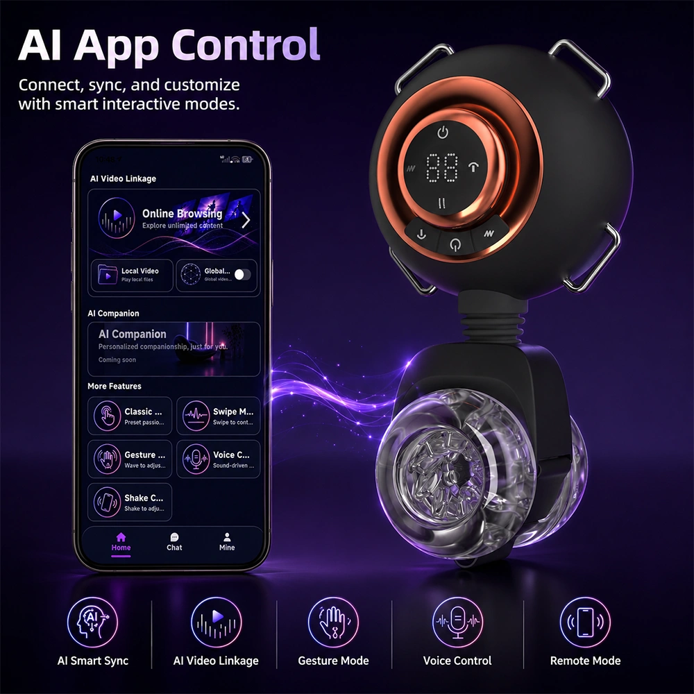 upgrade wearable belt automatic male masturbator app control