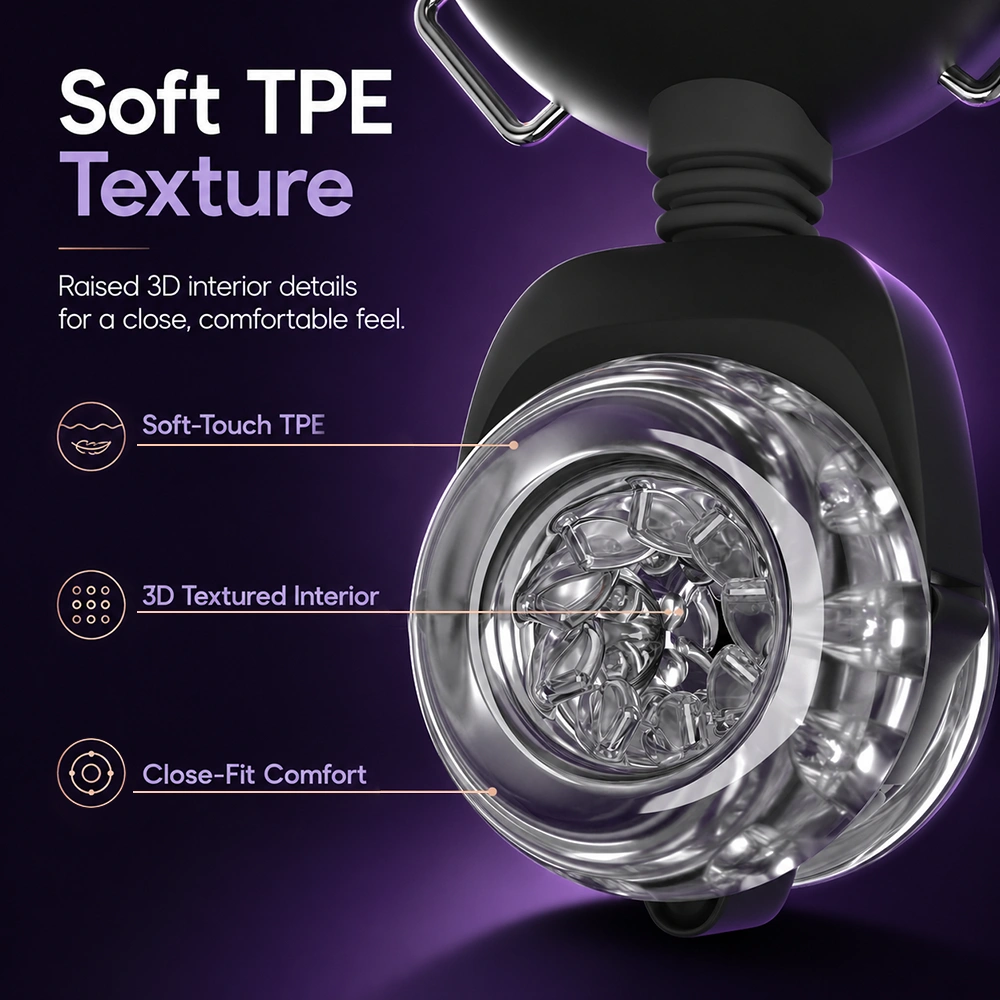 upgrade wearable belt automatic male masturbator safe material