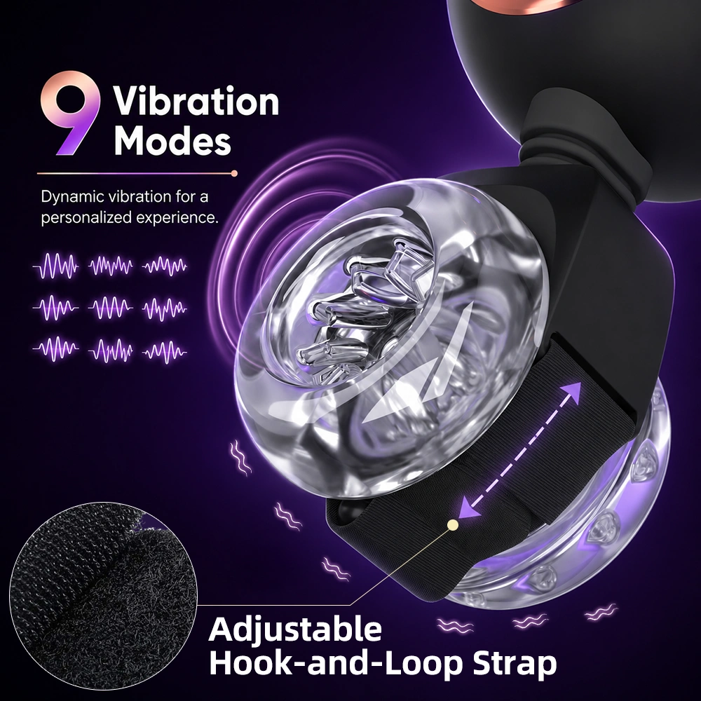 upgrade wearable belt automatic male masturbator best quality