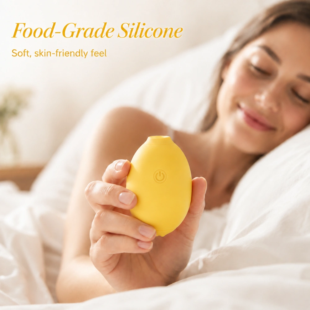 compact lemon vibrator for private women use
