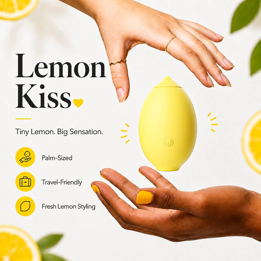 lemon vibrator 10 modes oral suction toy for women