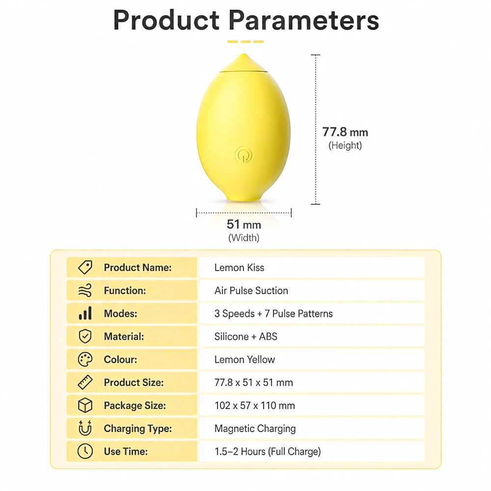 lemon vibrator 10 modes oral suction toy