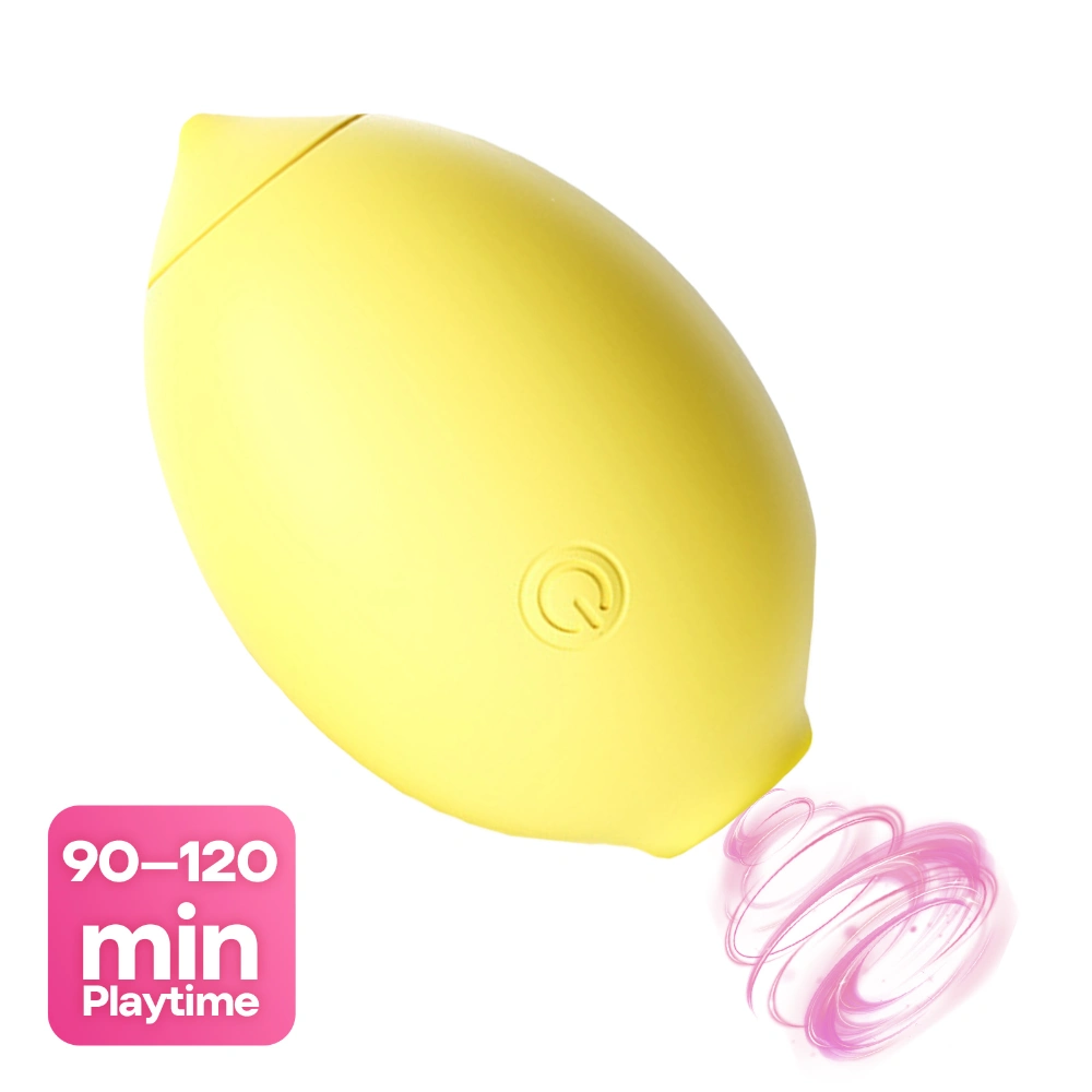 Venusfun Lemon Vibrator Crush Air Pulse Clitoral Stimulator 10 Modes Oral Suction Toy for Women