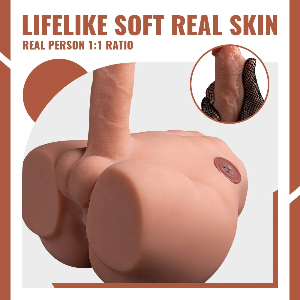 venusfun 1 to 1 ratio male sex doll with 6.88 inch realistic vibrating penis