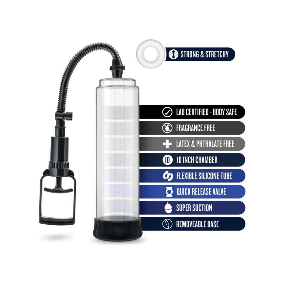 blush performance vx4 pump male manual penis pump safe material
