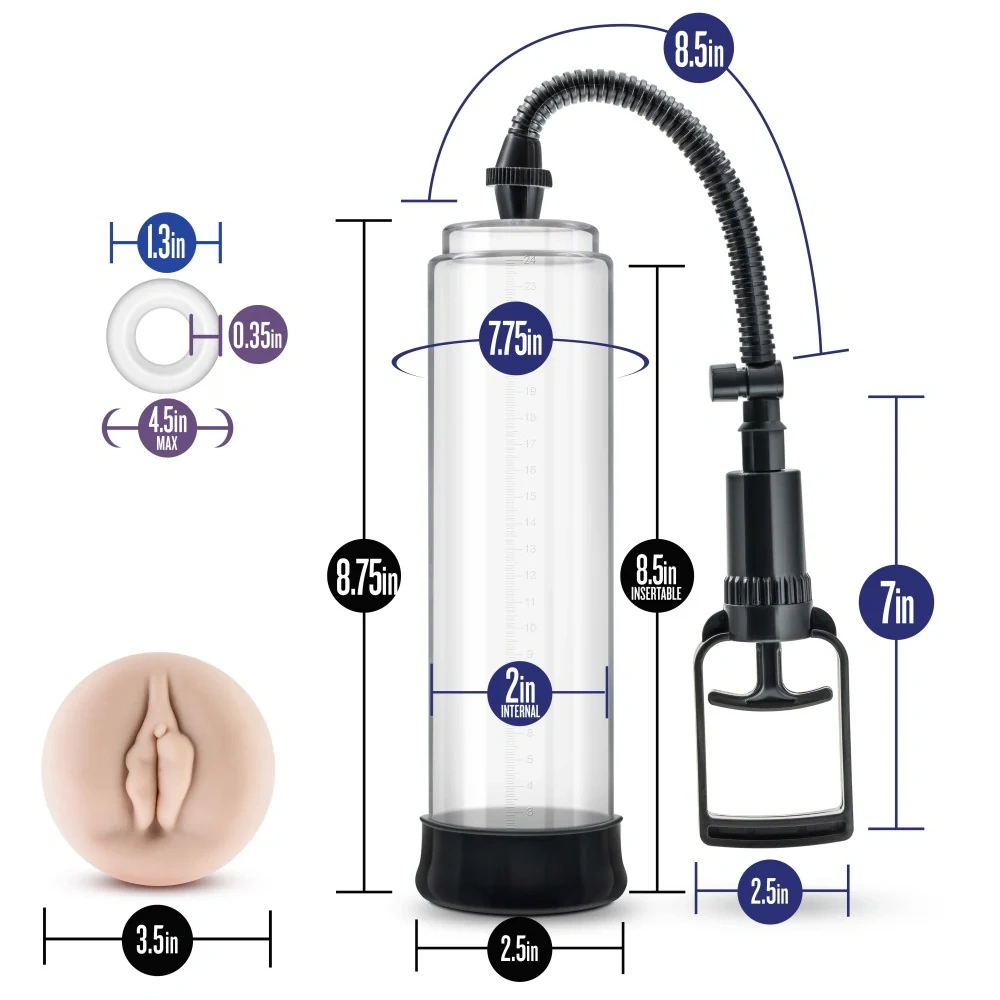 blush performance vx4 pump male manual penis pump for male