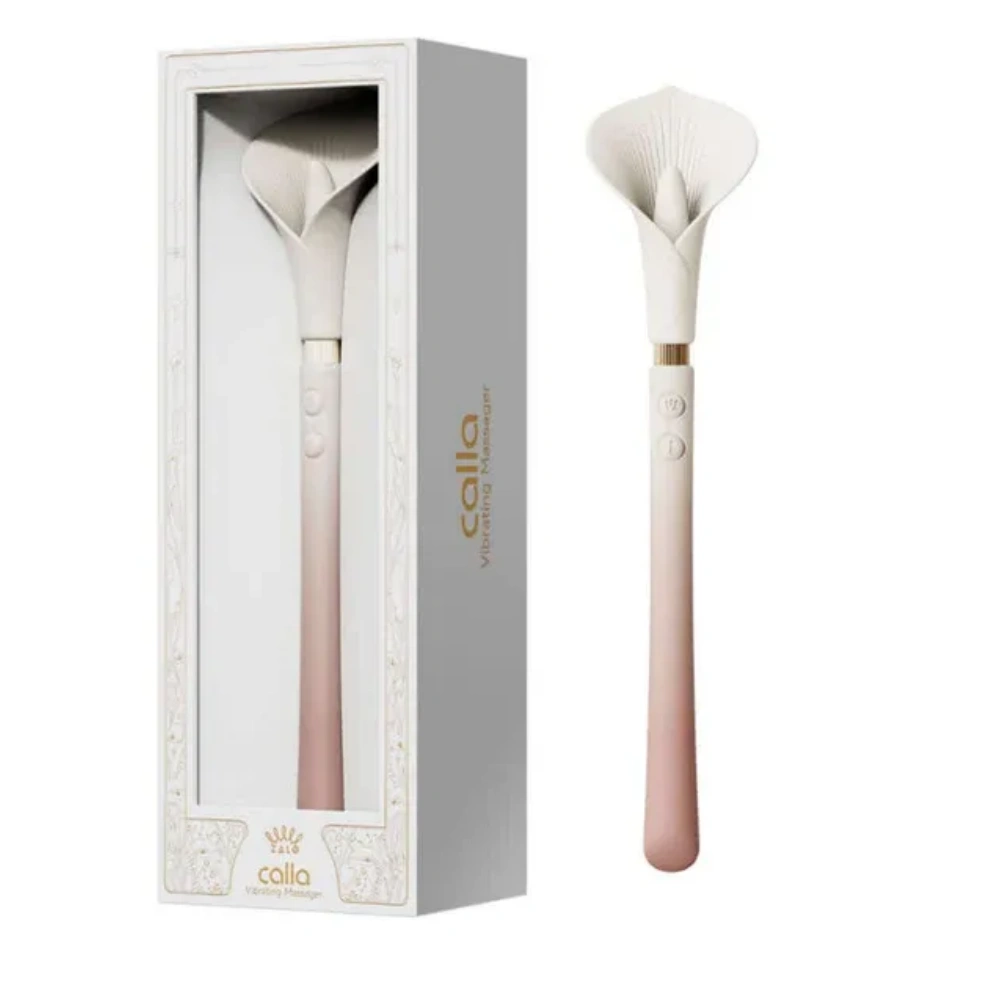 Zalo Aurora Series Calla Blossom Clitoris Vibrator Wand Massager Quiet Vibe Silicone Massager