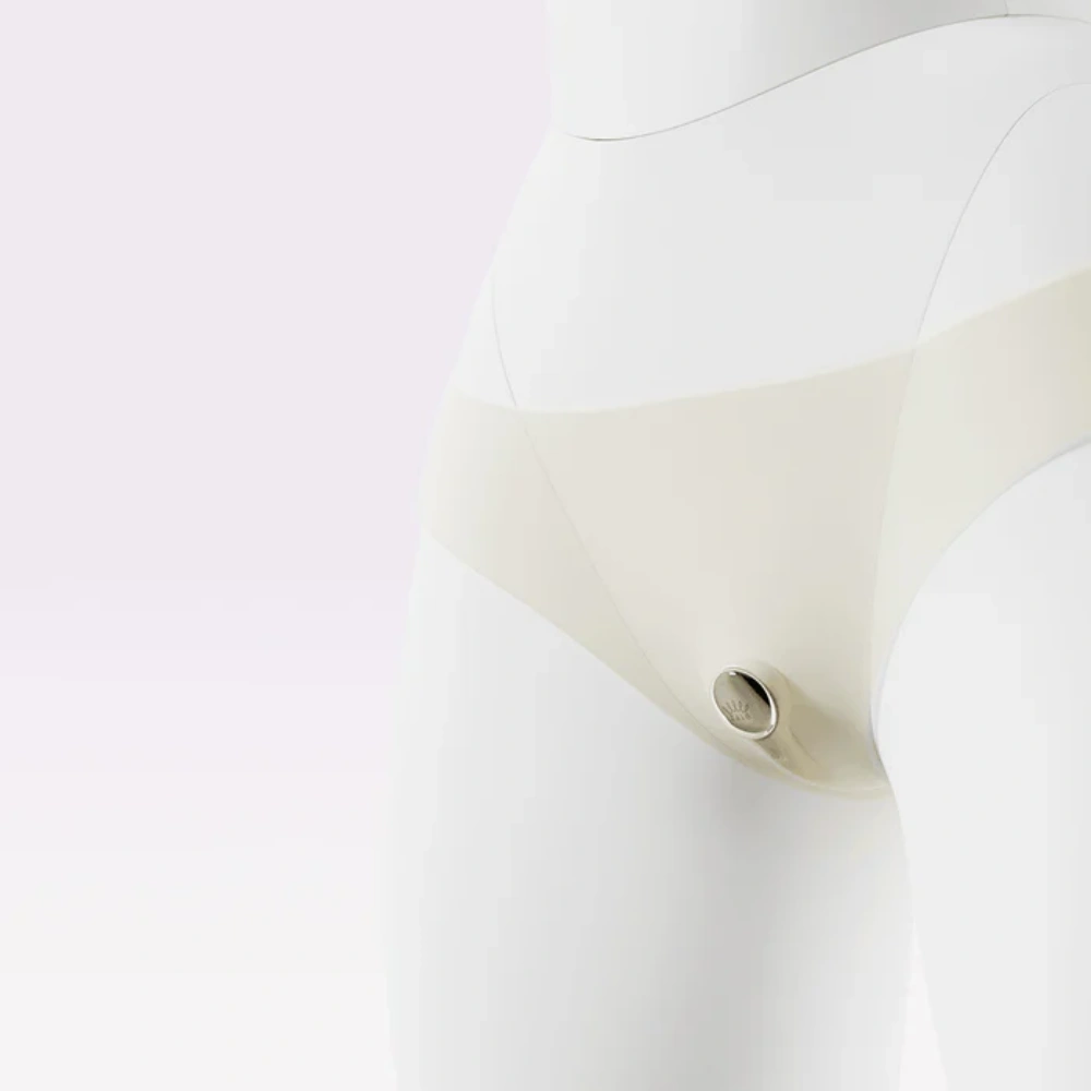 zalo aurora series deya ivory white wearable vibrator