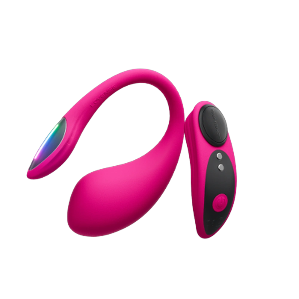 Lovense Lush 4 and Ferri App-Controlled Wearable G-Spot & Clitoris Vibrator Set